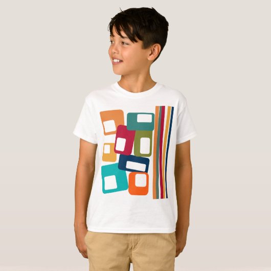 Lines & Rectangles T-shirt (Voorkant volledig)