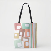 Lines & Rectangles Tote Bag (Voorkant)