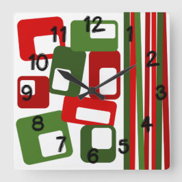 Lines & Rectangles Vierkante Klok