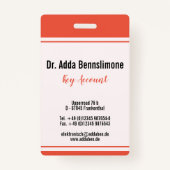 Lines Red-reeks Badge (Voorkant)