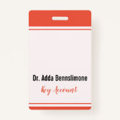 Lines Red-reeks Badge (Achterkant)