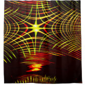 Lines that repeat in wave and light effect? douchegordijn (Voorkant)