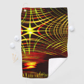 Lines that repeat in wave and light effect? golfhanddoek (Insitu)