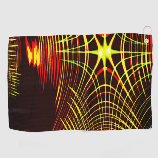 Lines that repeat in wave and light effect? golfhanddoek (Horizontaal)