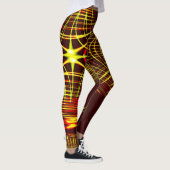 Lines that repeat in wave and light effect? leggings (Rechts)
