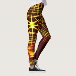 Lines that repeat in wave and light effect? leggings