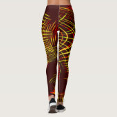 Lines that repeat in wave and light effect? leggings (Achterkant)