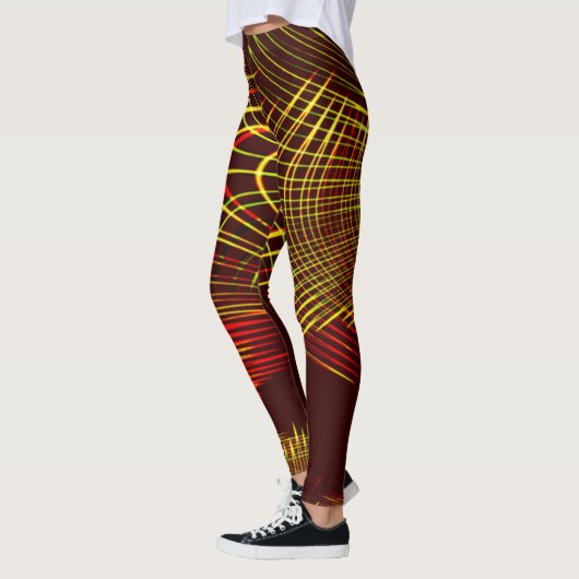 Lines that repeat in wave and light effect? leggings (Links)