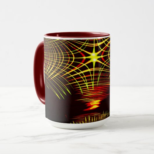 Lines that repeat in wave and light effect? mok (Voorkant links)