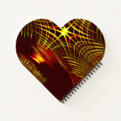 Lines that repeat in wave and light effect? notitieboek (Achterkant)