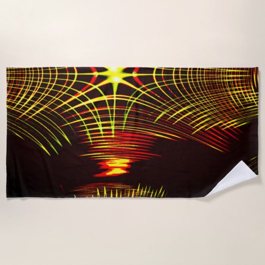 Lines that repeat in wave and light effect? strandlaken (Voorkant)