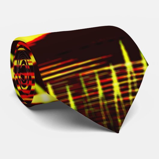 Lines that repeat in wave and light effect? stropdas (Opgerold)