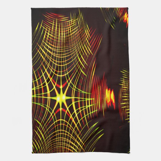 Lines that repeat in wave and light effect? theedoek (Verticaal)