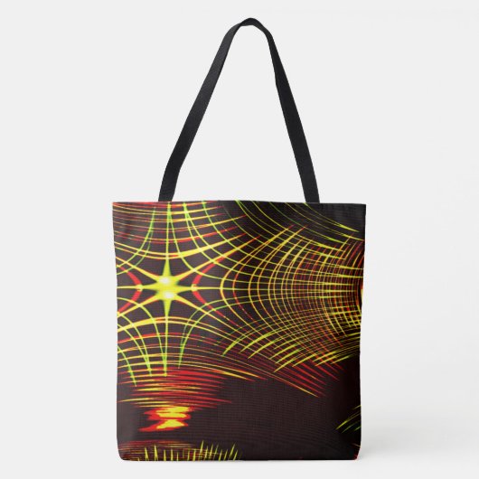 Lines that repeat in wave and light effect? tote bag (Voorkant)
