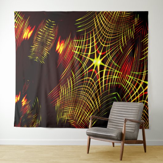 Lines that repeat in wave and light effect? wandkleed (In Situ (horizontaal))