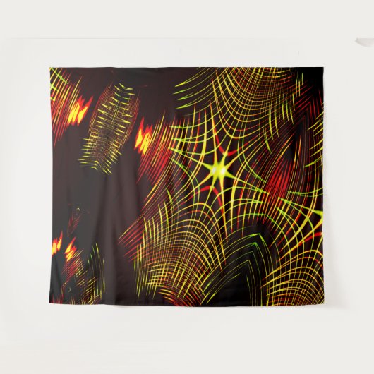 Lines that repeat in wave and light effect? wandkleed (Voorkant (horizontaal))