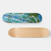 Lines Tie Dye Persoonlijk Skateboard (Horizontaal)