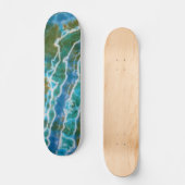 Lines Tie Dye Persoonlijk Skateboard (Voorkant)