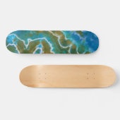 Lines Tie Dye Persoonlijk Skateboard (Horizontaal)