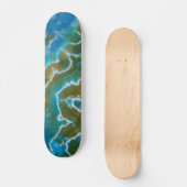 Lines Tie Dye Persoonlijk Skateboard (Voorkant)