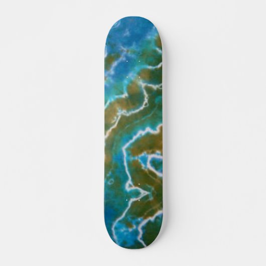 Lines Tie Dye Persoonlijk Skateboard (Voorkant)