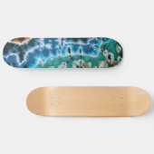 Lines Tie Dye Persoonlijk Skateboard (Horizontaal)