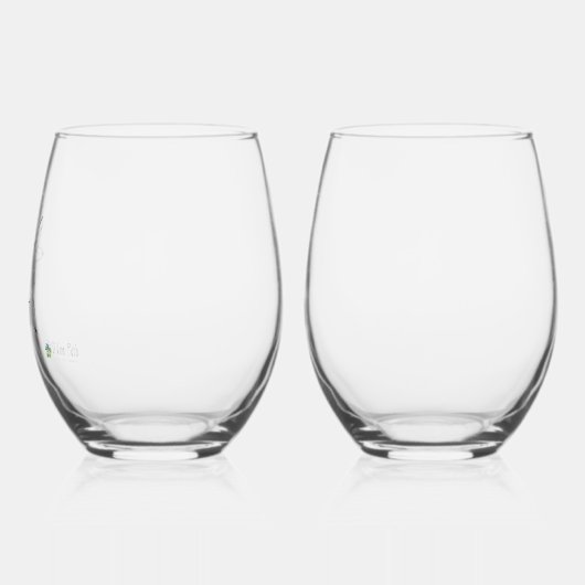 Linework Bloem Stemless wijnglazen Wijnglas Zonder Voet (Links)