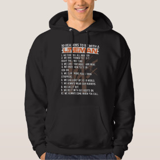 Lineworker 10 redenen om bij een Lineman Electri t Hoodie