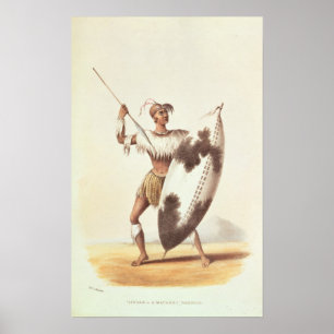 Lingap, een Matabili Warrior Poster