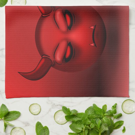 Linge De Cuisine Devilmoji Theedoek (Gevouwen)
