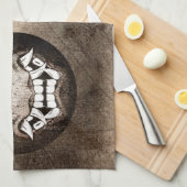 Linge De Cuisine Samouraïmoji Vintage Theedoek (Quarter Fold)