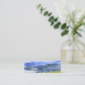 Lingen over water | mini visitekaartje (Staand voorkant)