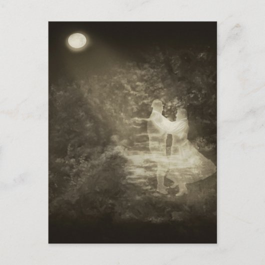 Linger in de Moonlight 1 Briefkaart (Voorkant)