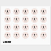Lingerie Bachelorette Feeststickers Ronde Sticker (Vel)