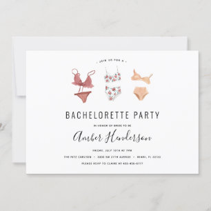 Lingerie Bachelorette Party Kaart