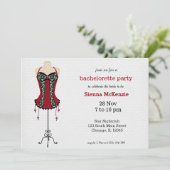 Lingerie Bachelorette Party Kaart (Staand voorkant)