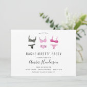 Lingerie Bachelorette Party Kaart (Staand voorkant)