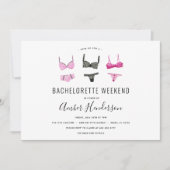 Lingerie Bachelorette Reisplan Kaart (Voorkant)
