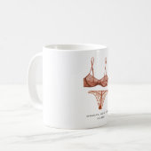 Lingerie Blush Bruids Koffiemok (Voorkant links)