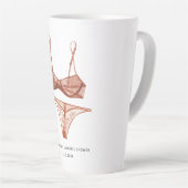 Lingerie Blush Bruids Latte Mok (Rechterhoek)
