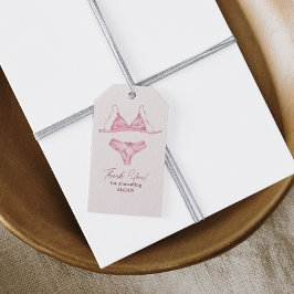 Lingerie Blush Bruidsfeest Cadeaulabel