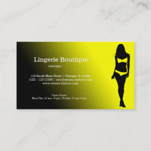 Lingerie Boutique Visitekaartje