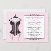 Lingerie Bridal Shower Kaart (Voorkant)