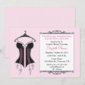 Lingerie Bridal Shower Kaart (Voorkant / Achterkant)