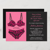 Lingerie Bridal Shower Kaart (Voorkant / Achterkant)