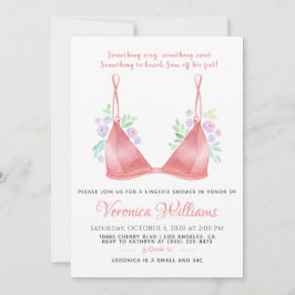 Lingerie Bridal Shower Kaart