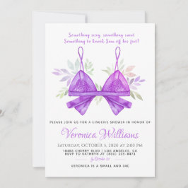 Lingerie Bridal Shower Kaart