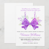 Lingerie Bridal Shower Kaart (Voorkant / Achterkant)