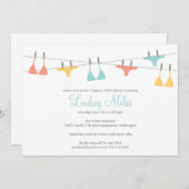 Lingerie Bridal Shower Kaart (Voorkant / Achterkant)