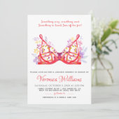 Lingerie Bridal Shower Kaart (Staand voorkant)